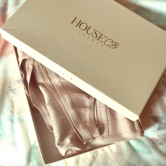 House of Cb champagne dress - Picture 2 of 4